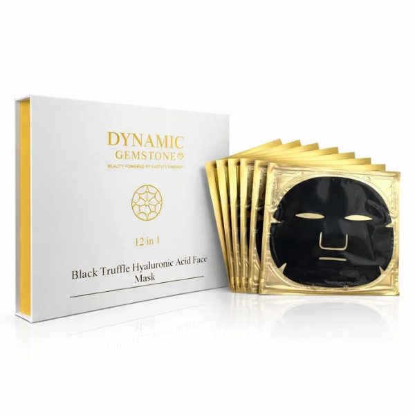Black Truffle Hyaluronic Acid Face Mask – 12 Pack